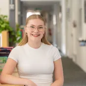 A portrait image of Emily Vine-Tafft.