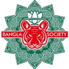 Red tiger face surrounded by green mandala patterns with "Bangla Society" text.