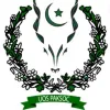 Logo of UOS Pakistan Society with floral wreath and crescent moon