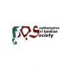 Logo of Southampton Sri Lankan Society with stylised text and elephant head.