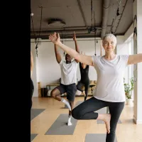 Yoga session