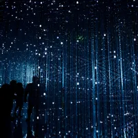 An abstract futurist image