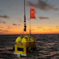 OBS being deployed in Pacific Ocean, 2022